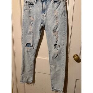 American Eagle Outfitters Mens Extreme Flex Distressed Light Wash Jeans‎ 31x30